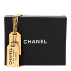 ID Dog Tag Charm Necklace Gold