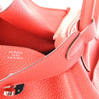 Taurillon Clemence Lindy 30 Rouge Pivoine