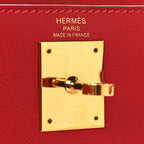 Epsom Kelly Sellier 28 Rouge Casaque