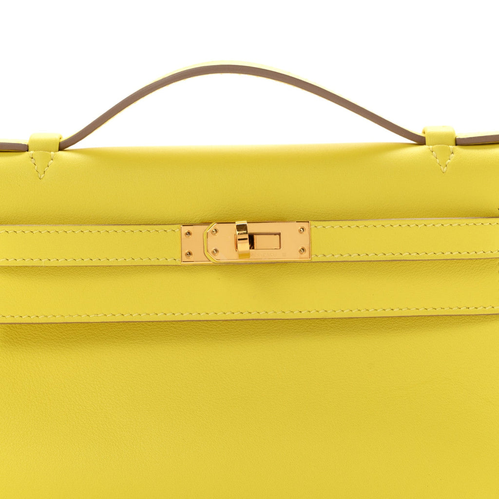 Swift Kelly Pochette Clutch Lime