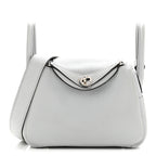 Taurillon Clemence Mini Lindy 20 Bleu Pale