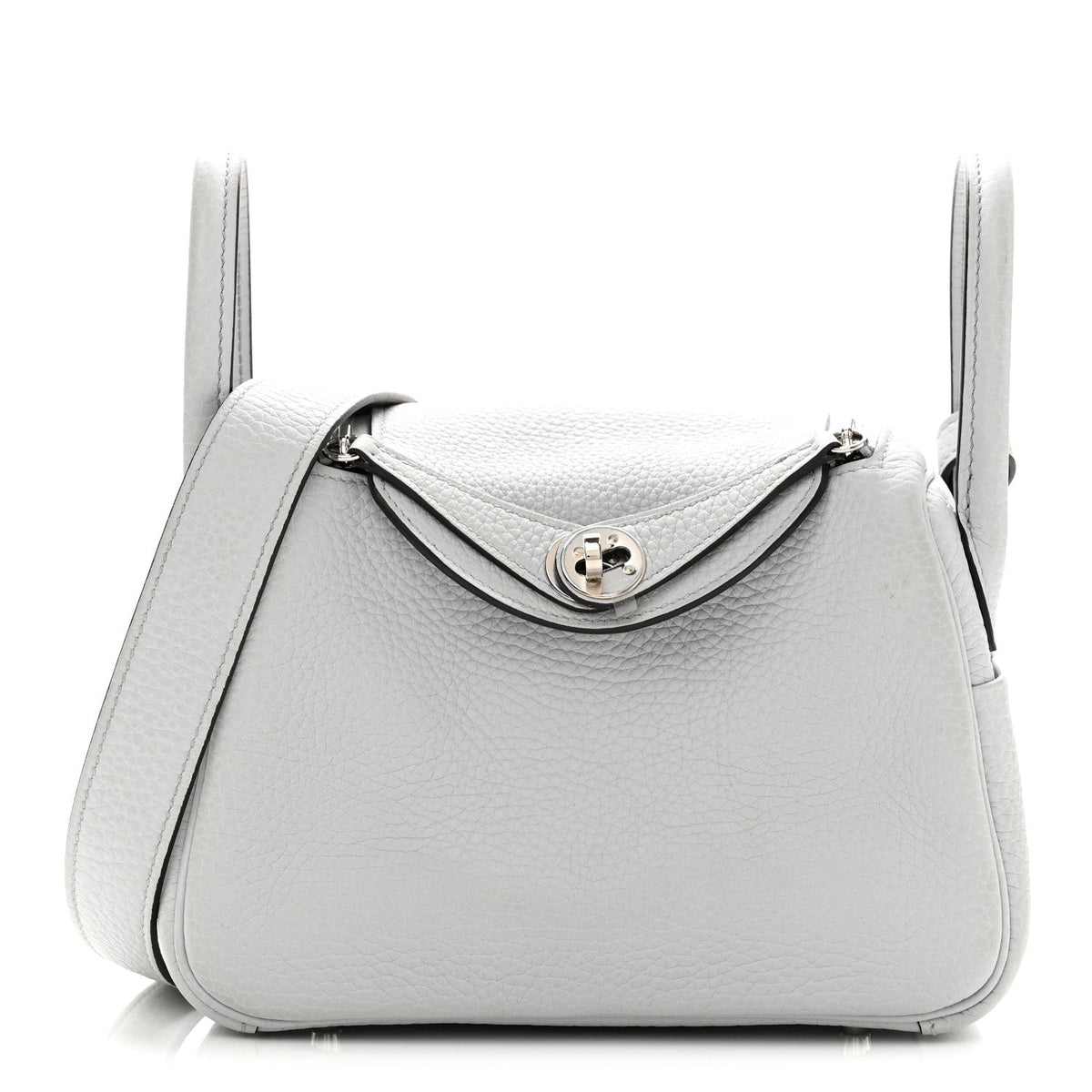 Taurillon Clemence Mini Lindy 20 Bleu Pale