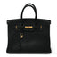 Chevre De Coromandel Birkin 35 Black