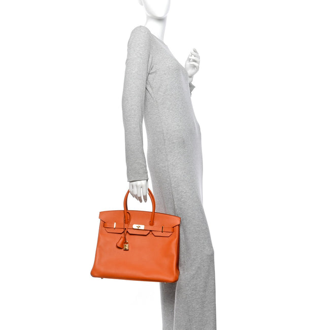 Epsom Birkin 35 Orange Main Image