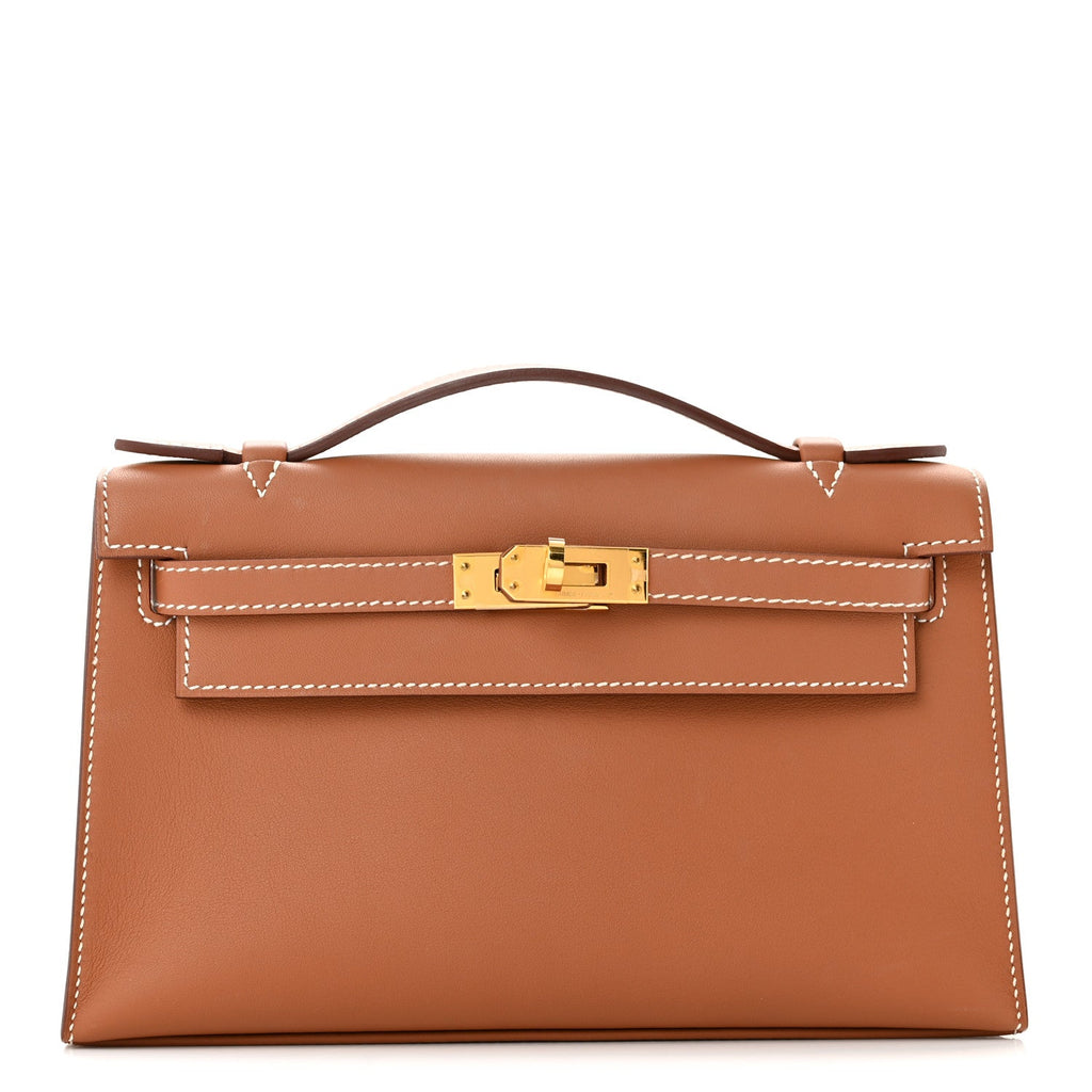 Swift Kelly Pochette Clutch Gold