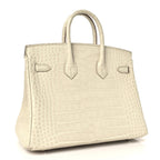 Matte Alligator Birkin 25 Beton