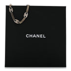 Crystal Chain CC Necklace Gold Silver