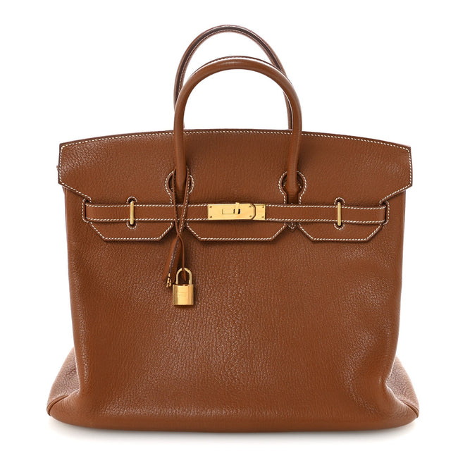 Chevre de Coromandel HAC Birkin 36 Gold Hover Image