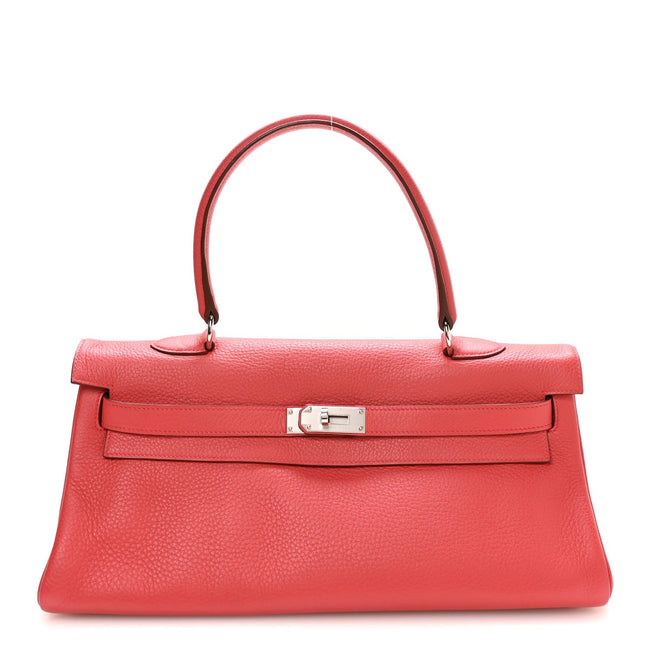 Taurillon Clemence Shoulder Kelly 42 Bougainvillea Hover Image