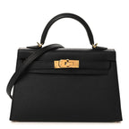 Epsom Mini Kelly Sellier 20 Black