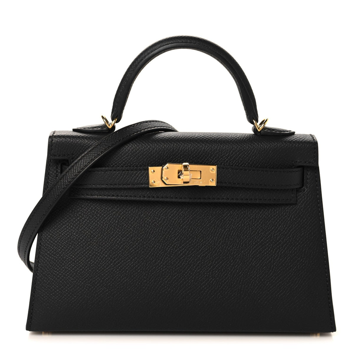 Epsom Mini Kelly Sellier 20 Black