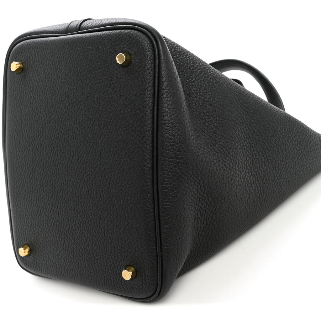 Taurillon Clemence Picotin Lock 22 MM Black