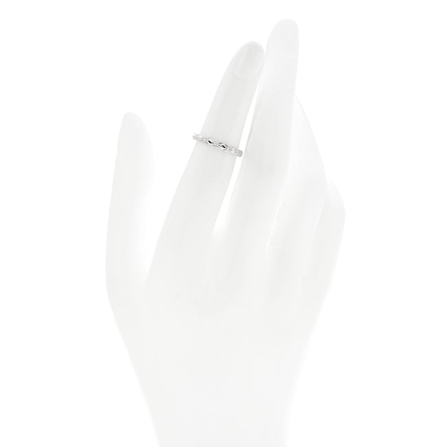 Platinum Diamond Small Matelasse Ring 48 4.5 Main Image