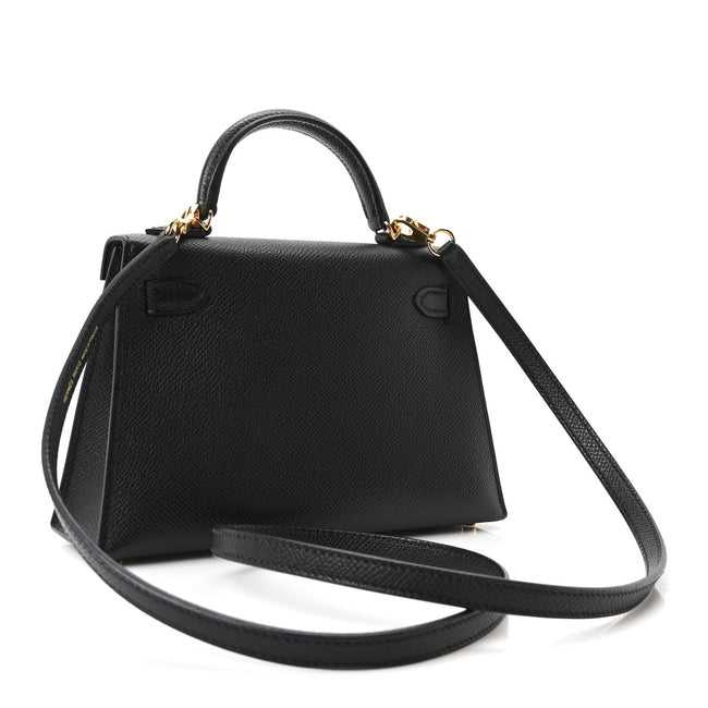 Epsom Mini Kelly Sellier 20 Black Main Image
