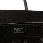 Matte Niloticus Crocodile Birkin 35 Graphite