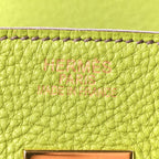 Togo Birkin 35 Vert Anis