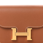 Evercolor Bi-Color Constance Slim Wallet Gold Lime