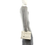 Taurillon Clemence Birkin 30 White