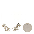 Crystal Star 5 CC Earrings Gold