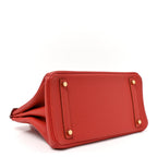 Togo Horseshoe Birkin 30 Rouge Pivoine Rose Lipstick