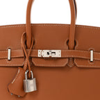 Madame Calfskin Birkin Sellier 25 Gold