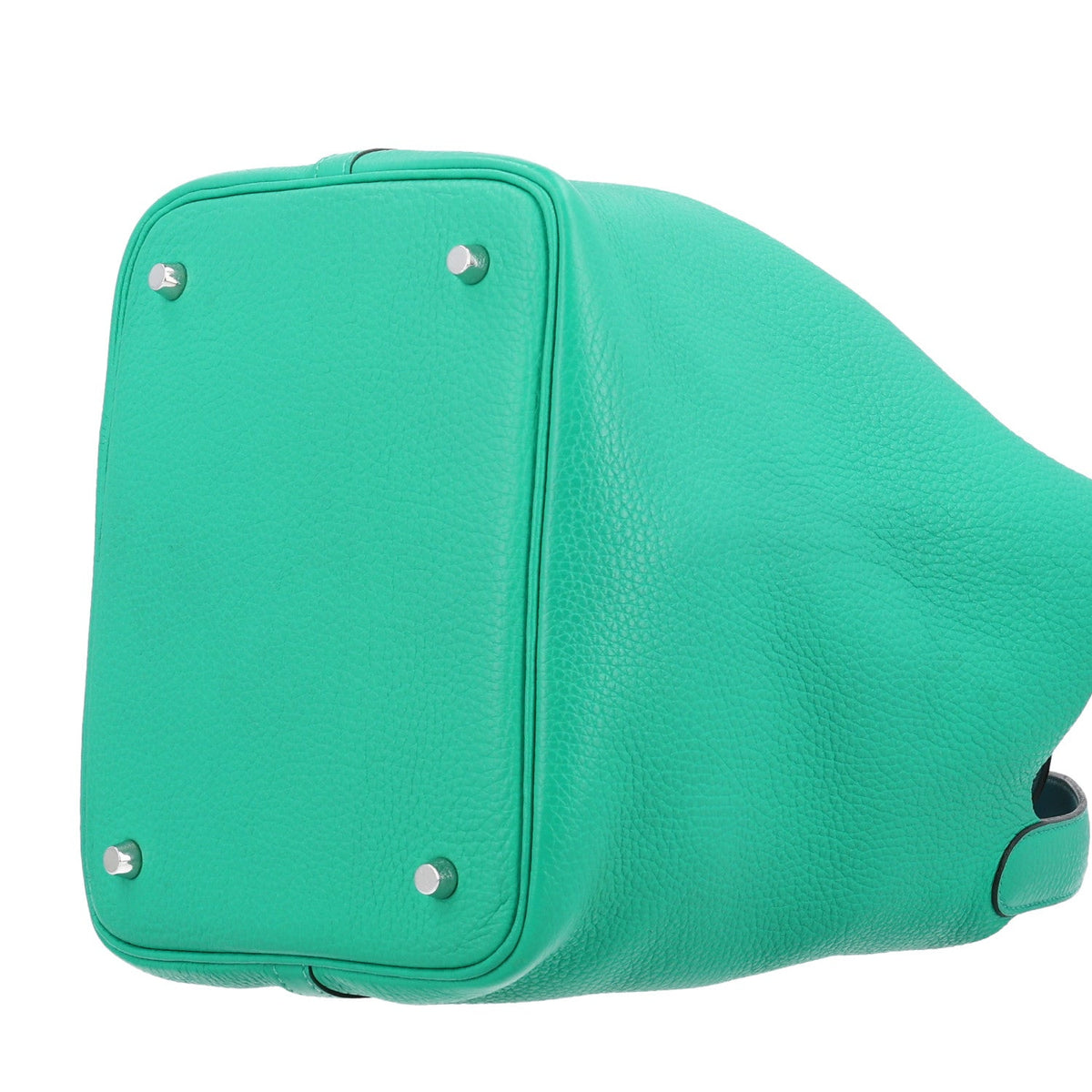Taurillon Clemence Swift Eclat Picotin Lock 22 MM Menthe Vert Bosphore