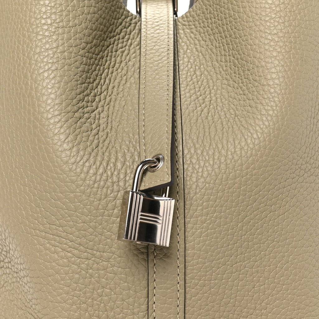 Taurillon Clemence Picotin Lock 22 MM Sauge