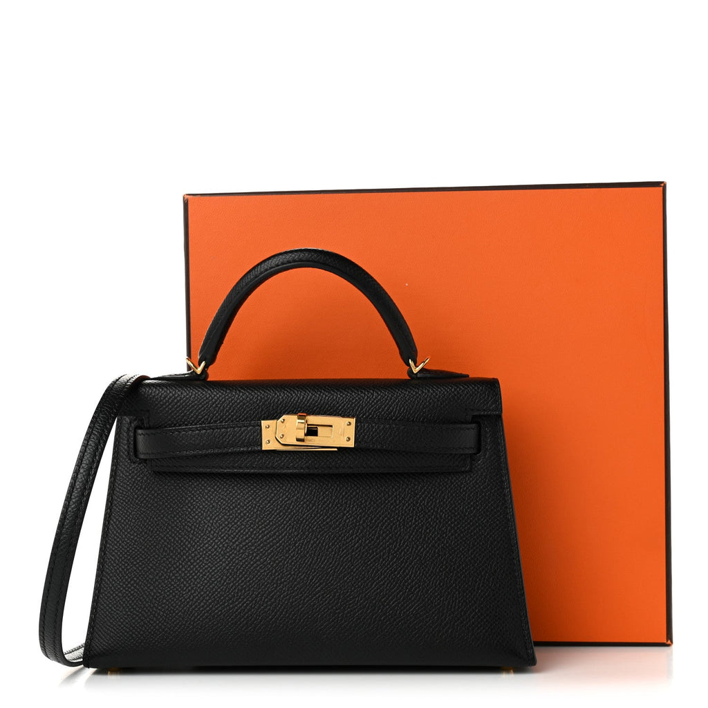 Epsom Mini Kelly Sellier 20 Black