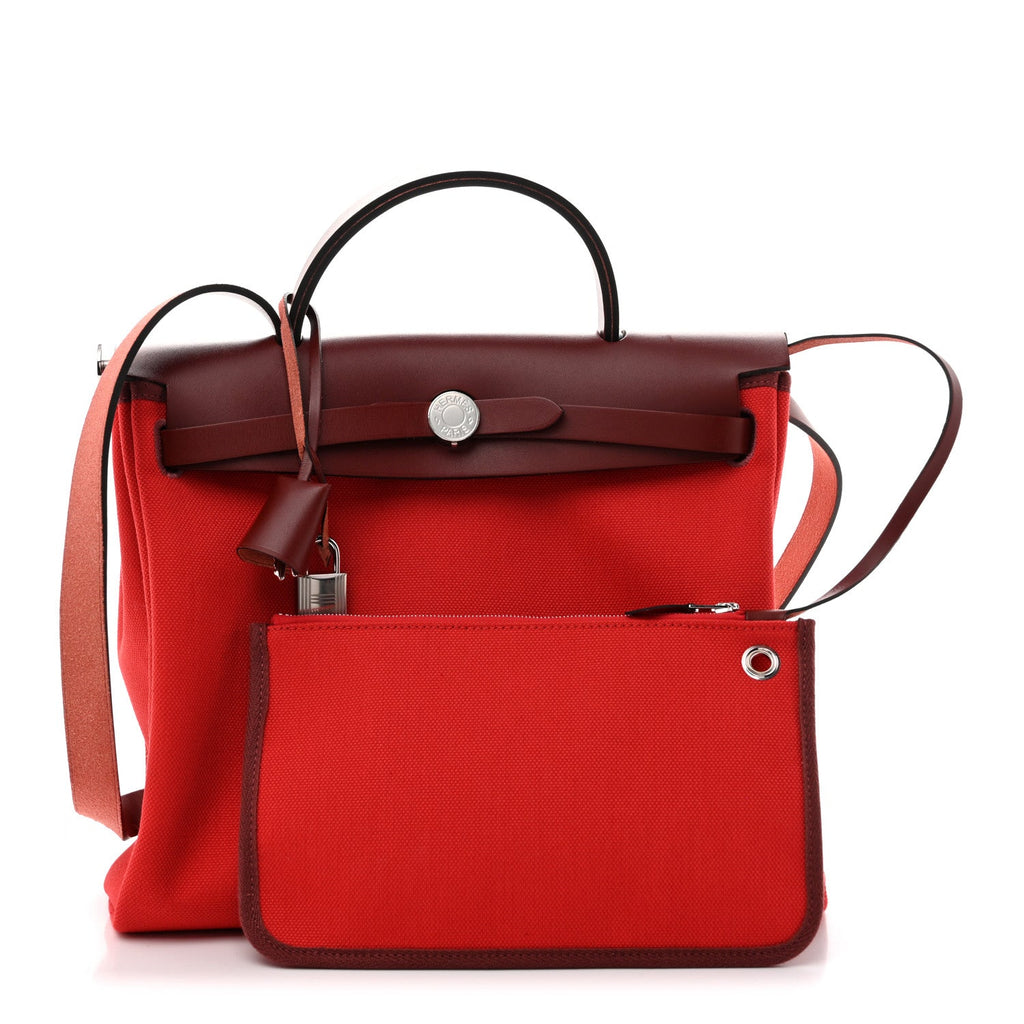 Military Toile Vache Hunter Herbag Zip Retourne 31 PM Rouge Radieux Rouge H