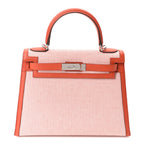 Toile Quadrille Swift Kelly Sellier 28 Ecru Brique Mauve Terre