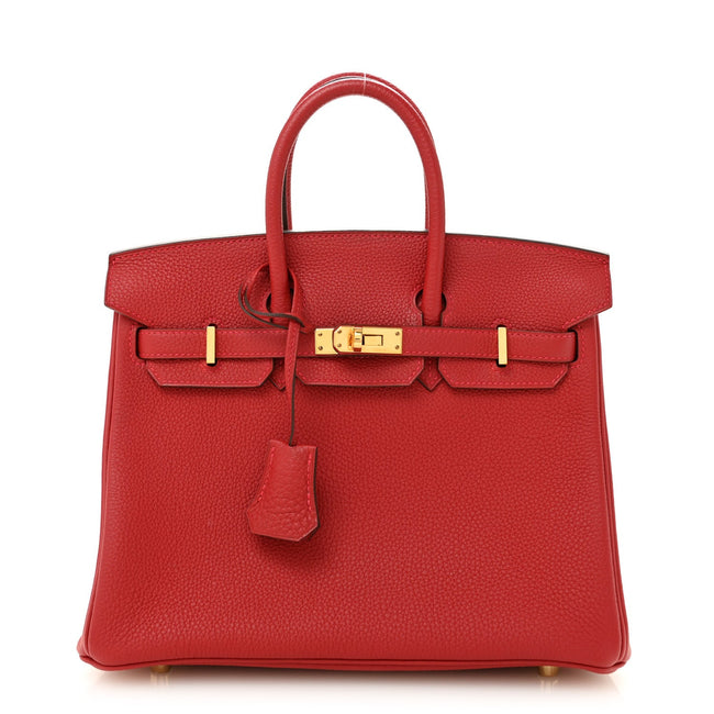 Togo Birkin 25 Rouge Vif Hover Image