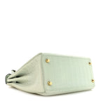 Matte Alligator Kelly Retourne 28 Vert D'eau