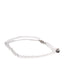Transparent Bead Crystal CC Strand Belt