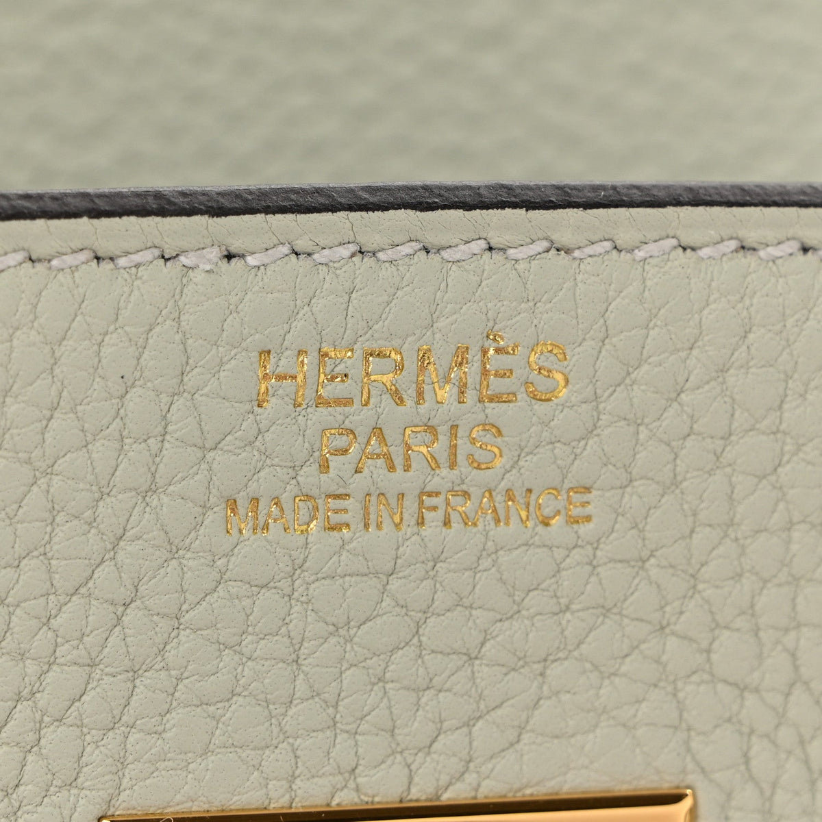 Togo Birkin 30 Gris Neve