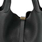 Taurillon Clemence Picotin Lock 22 MM Black