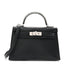 Chevre Chamkila Lizard Mini Kelly Sellier Touch 20 Black Ombre