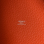 Taurillon Clemence Picotin Lock 22 MM Orange