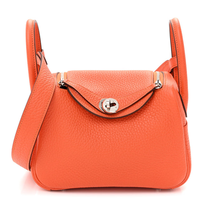 Taurillon Clemence Mini Lindy 20 Feu Hover Image