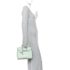 Matte Alligator Birkin Sellier 25 Vert D'eau