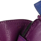 Togo Horseshoe Birkin 30 Blue Electrique Anemone