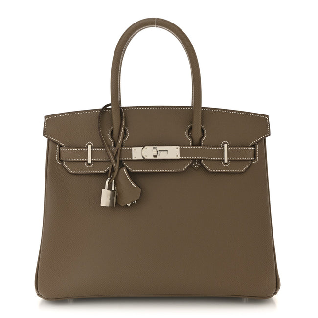 Epsom Birkin 30 Etoupe Hover Image