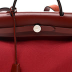 Vache Hunter Toile Herbag Zip 31 PM Rouge H Brique