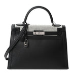 Berline Toile Swift Kelly Sellier 32 Black Ecru