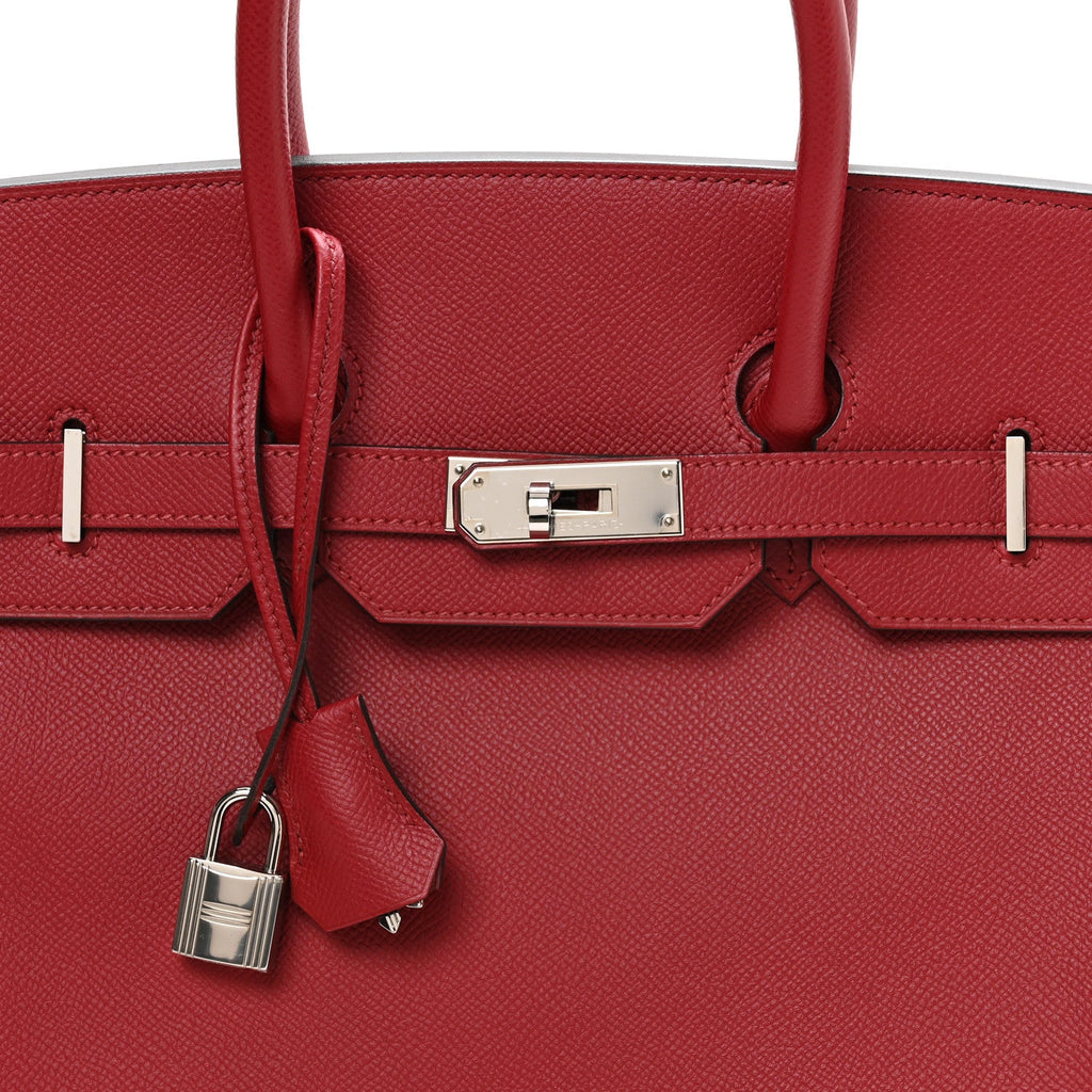 Epsom Birkin 35 Rouge Grenat