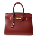 Box Birkin Sellier 30 Rouge H