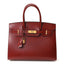 Box Birkin Sellier 30 Rouge H