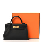 Epsom Mini Kelly Sellier 20 Black