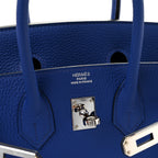 Togo Birkin 25 Bleu Electrique