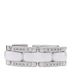 18K White Gold Ceramic Diamond Medium Ultra Ring White 50 5.5