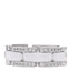18K White Gold Ceramic Diamond Medium Ultra Ring White 50 5.5